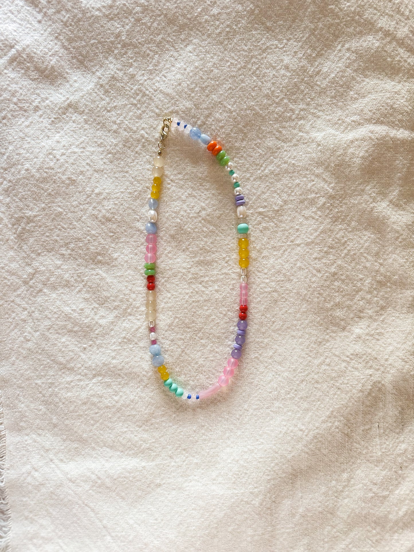 Sunny beaded necklace