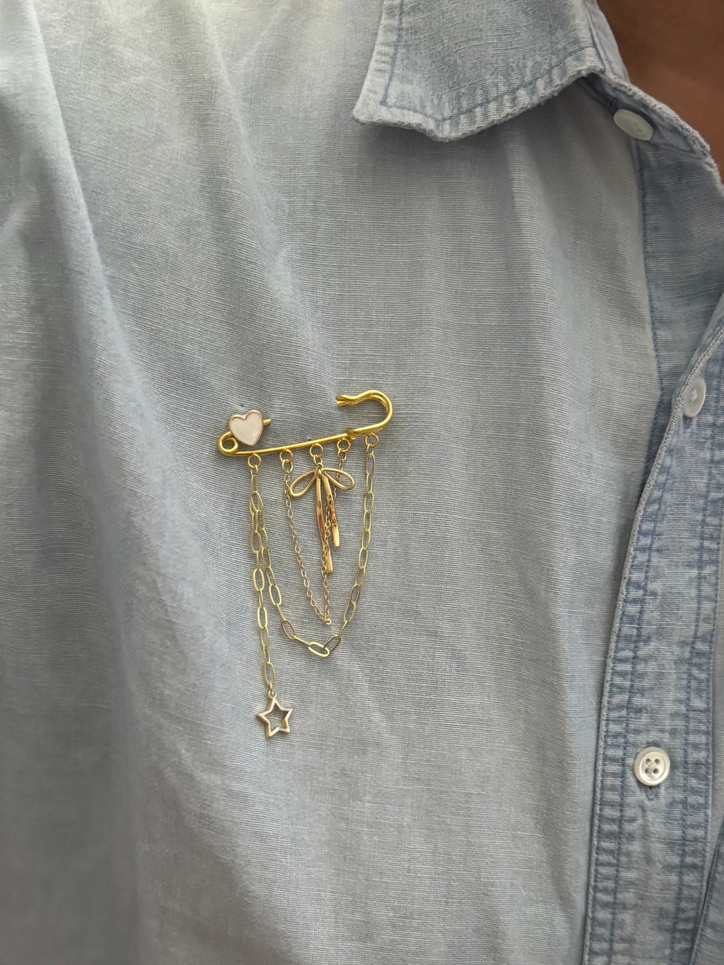 Starlight Bow Brooch