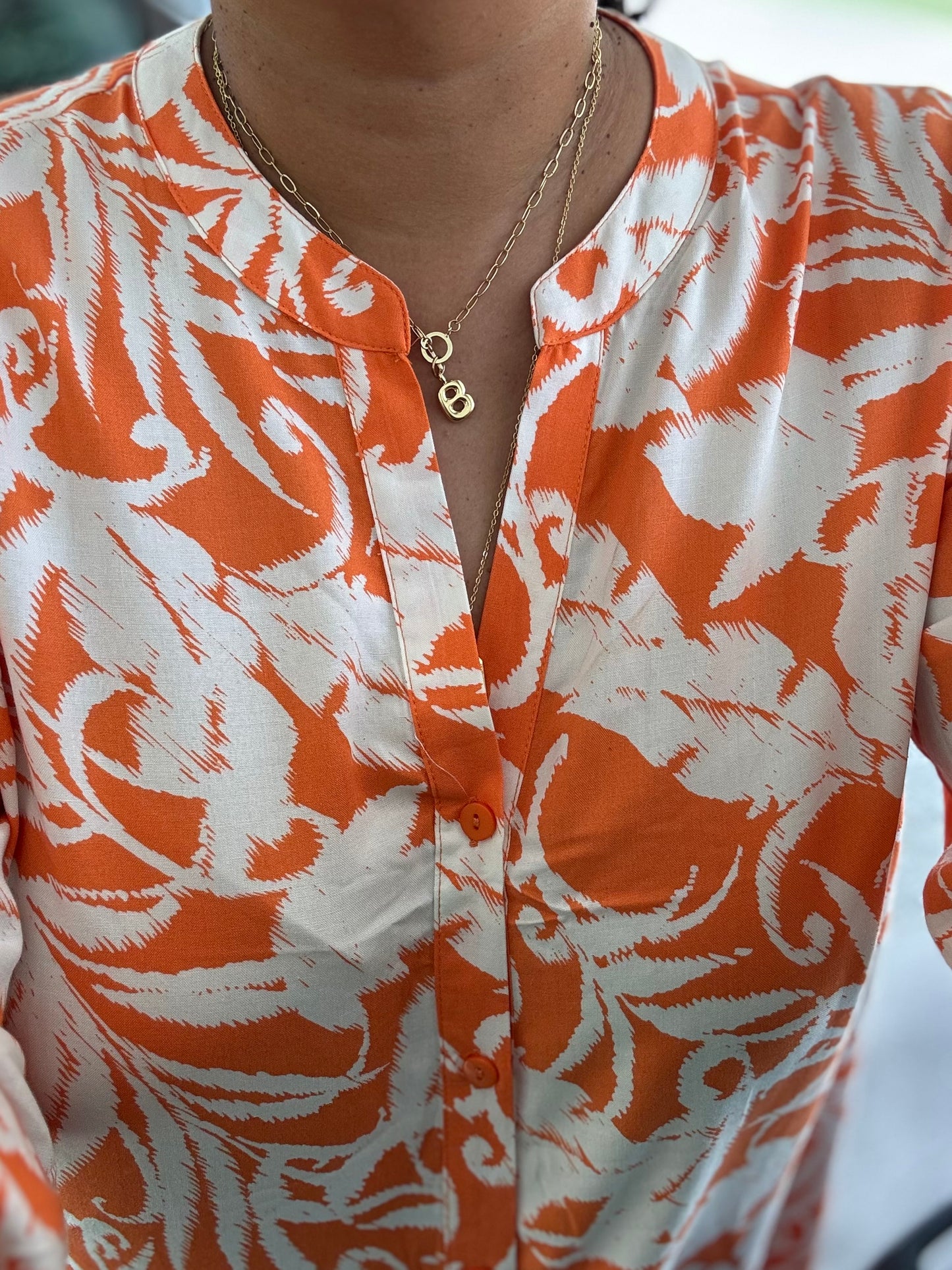Bubble Initial Necklace