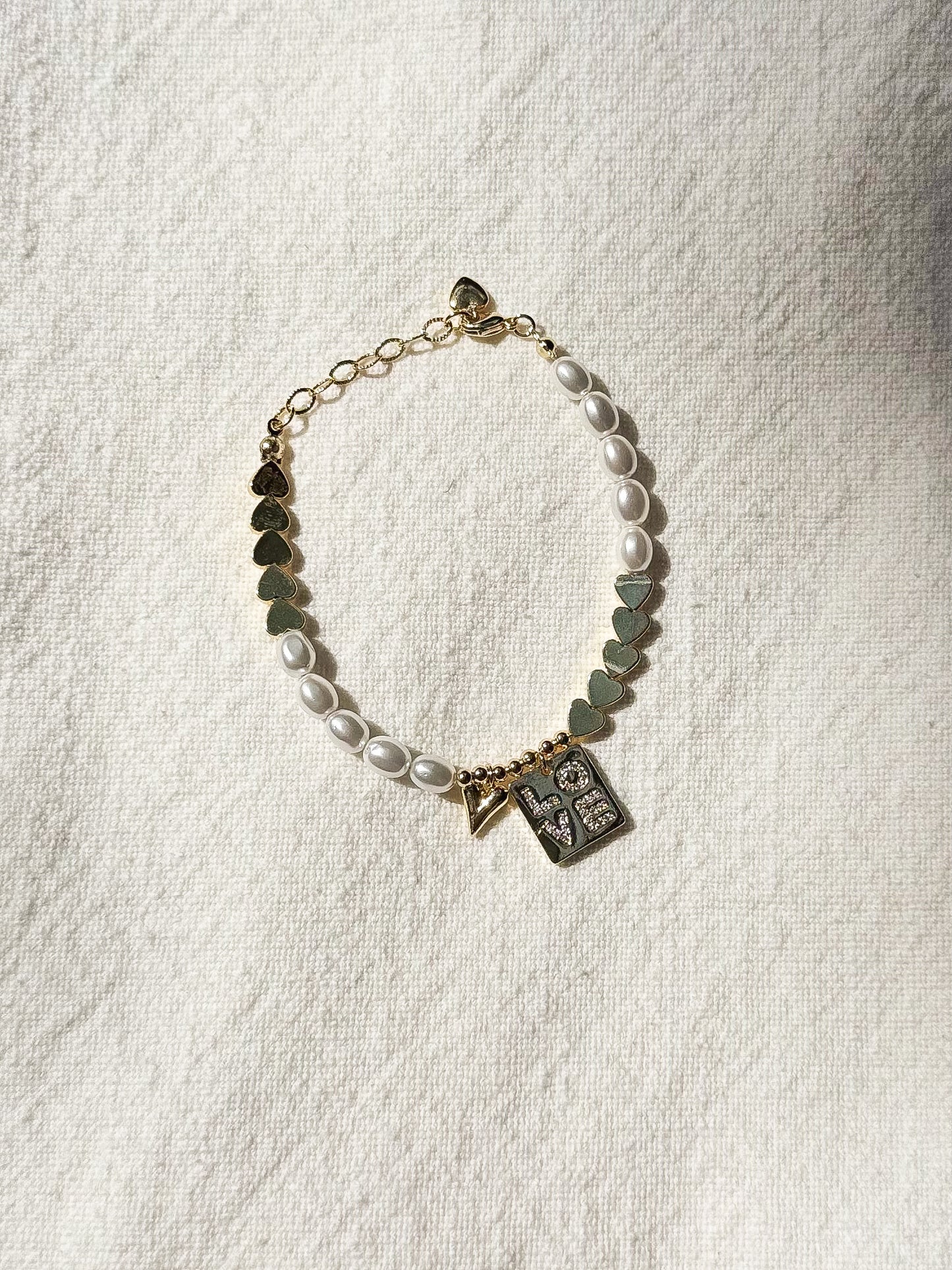 Love charm bracelet