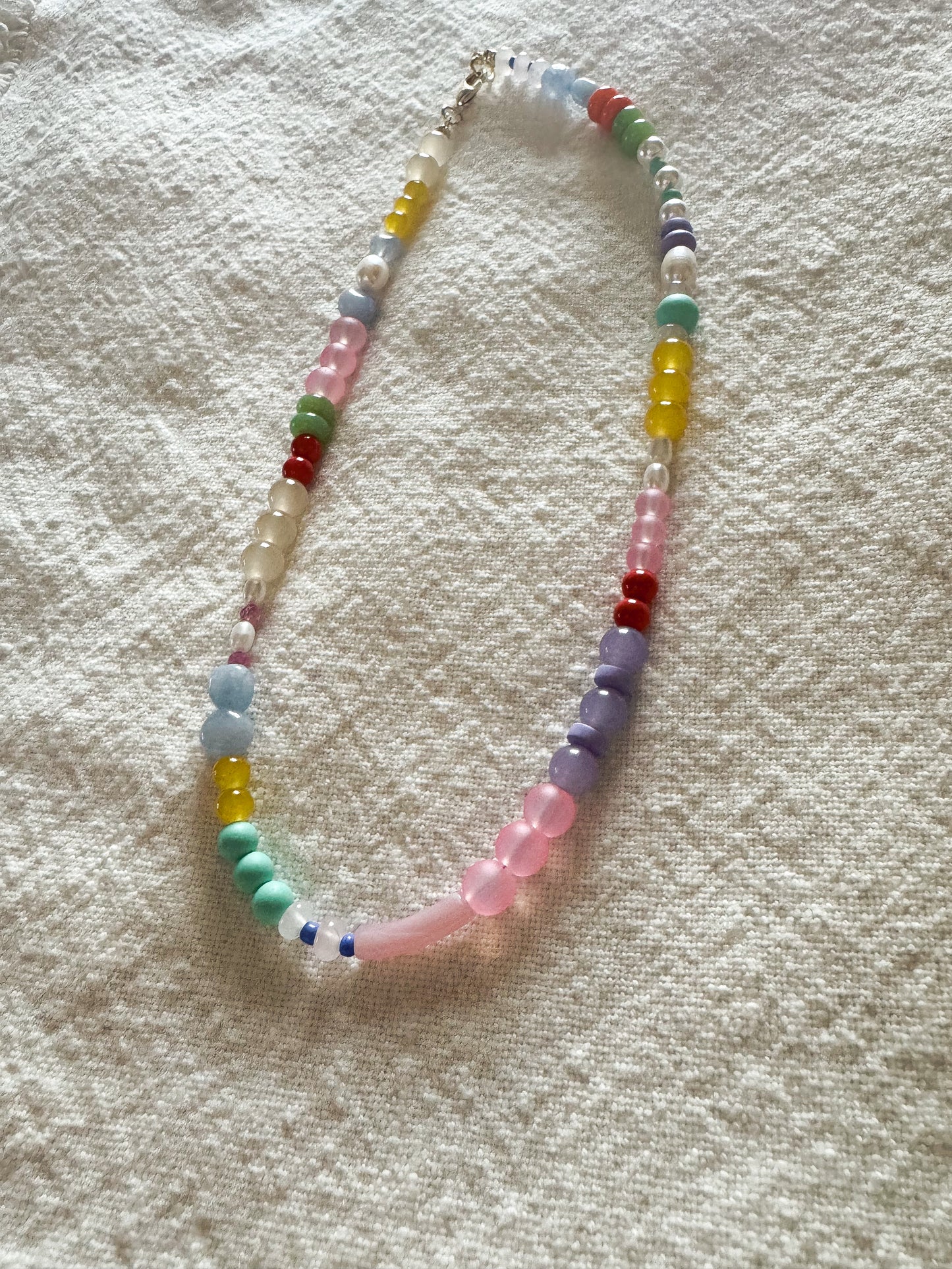 Sunny beaded necklace