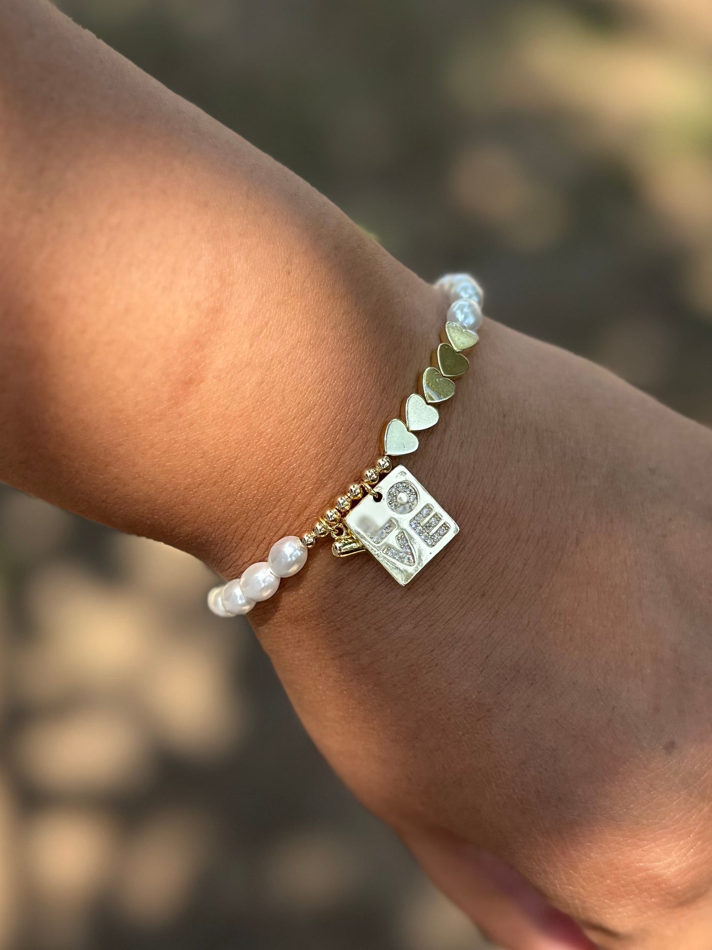 Love charm bracelet