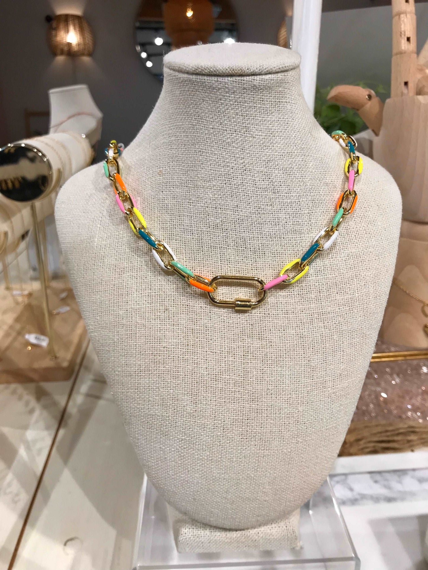 Summer link necklace
