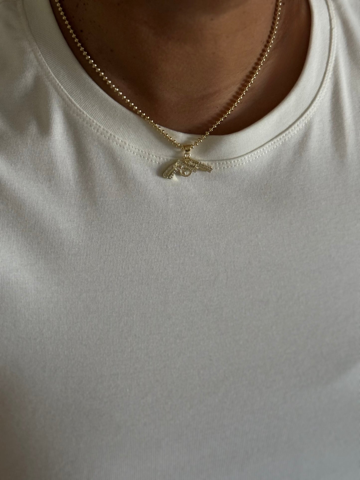 Locked & Loaded pendant necklace