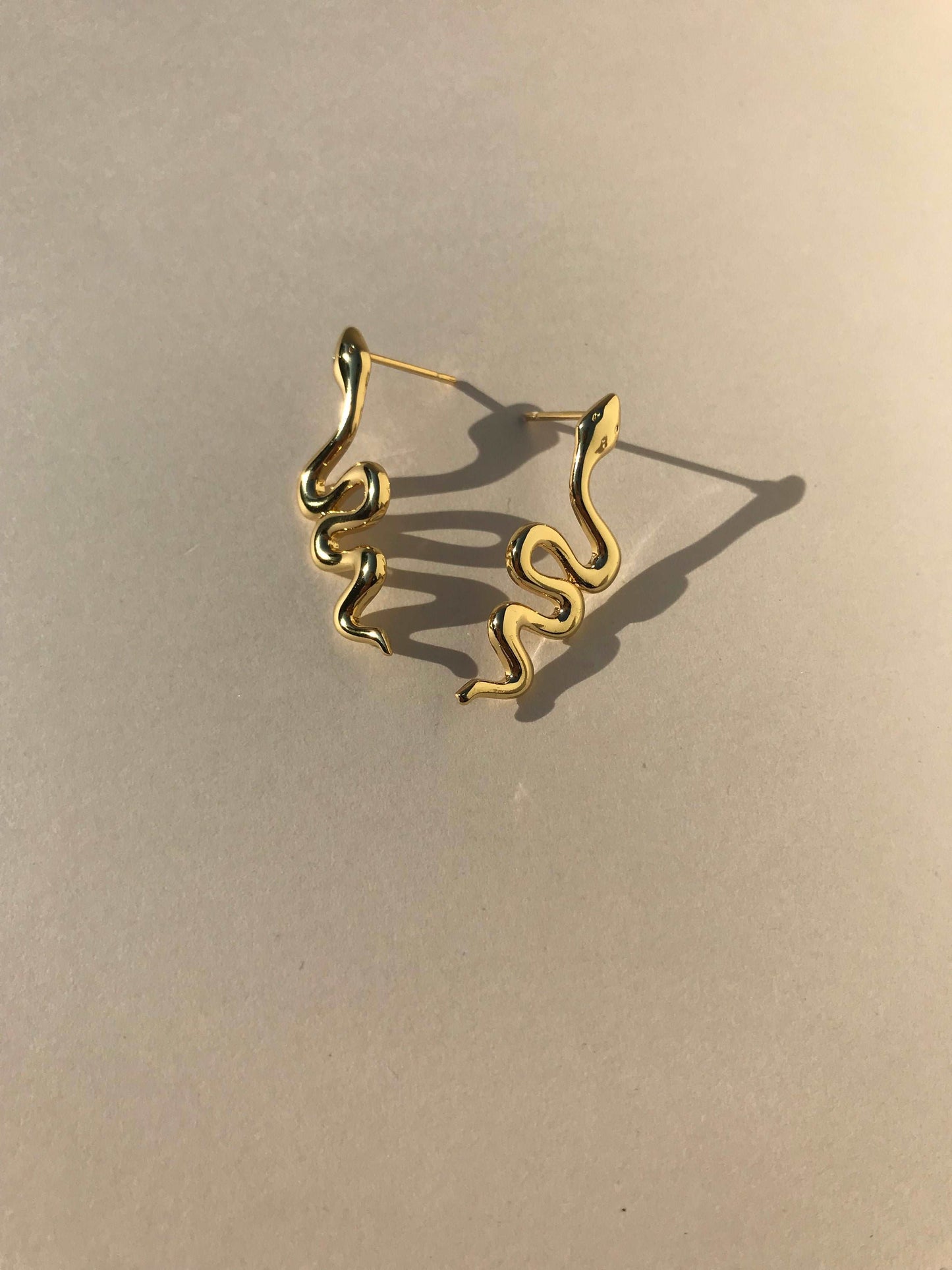 Snake earrings