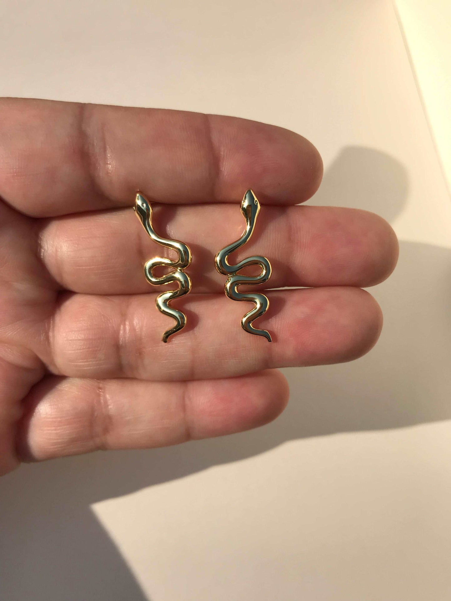 Snake earrings