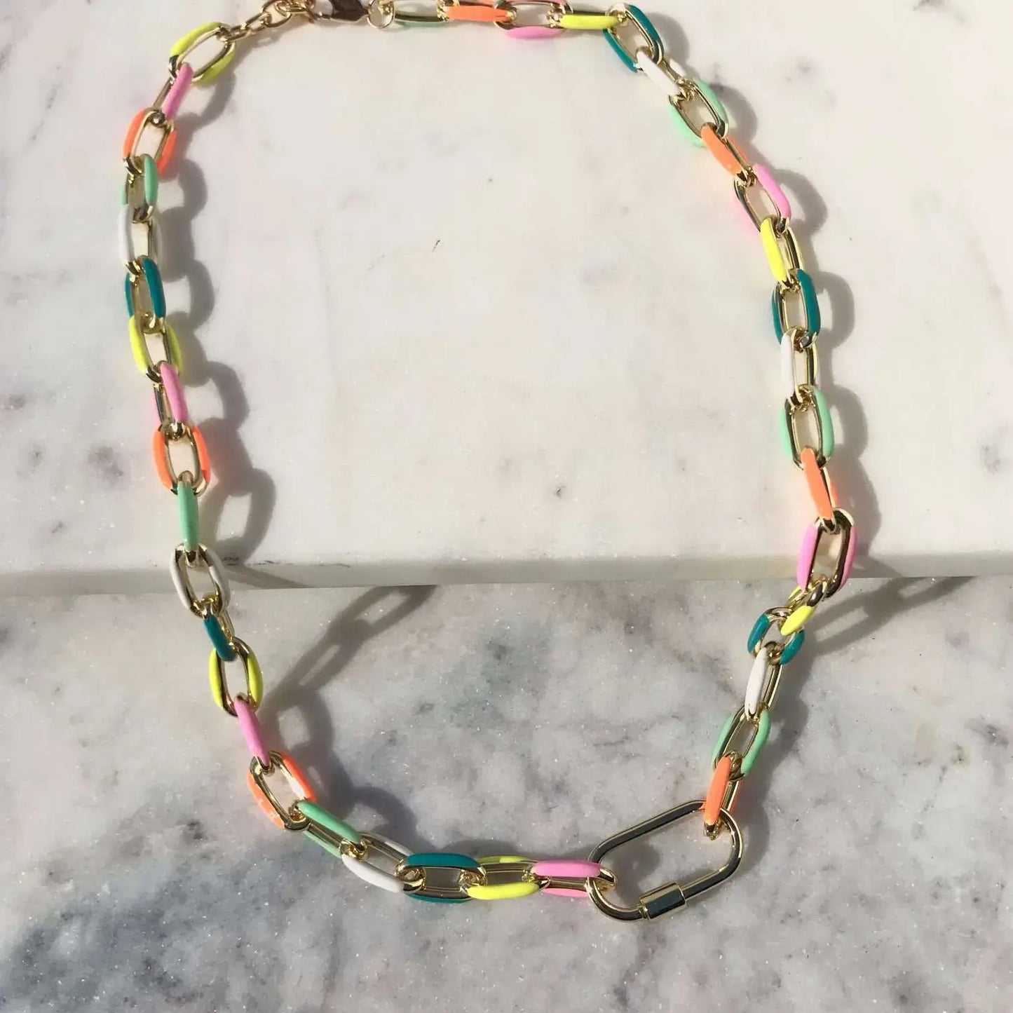 Summer link necklace