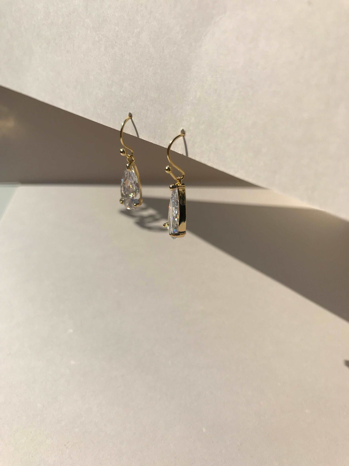 Crystal Teardrop Earrings