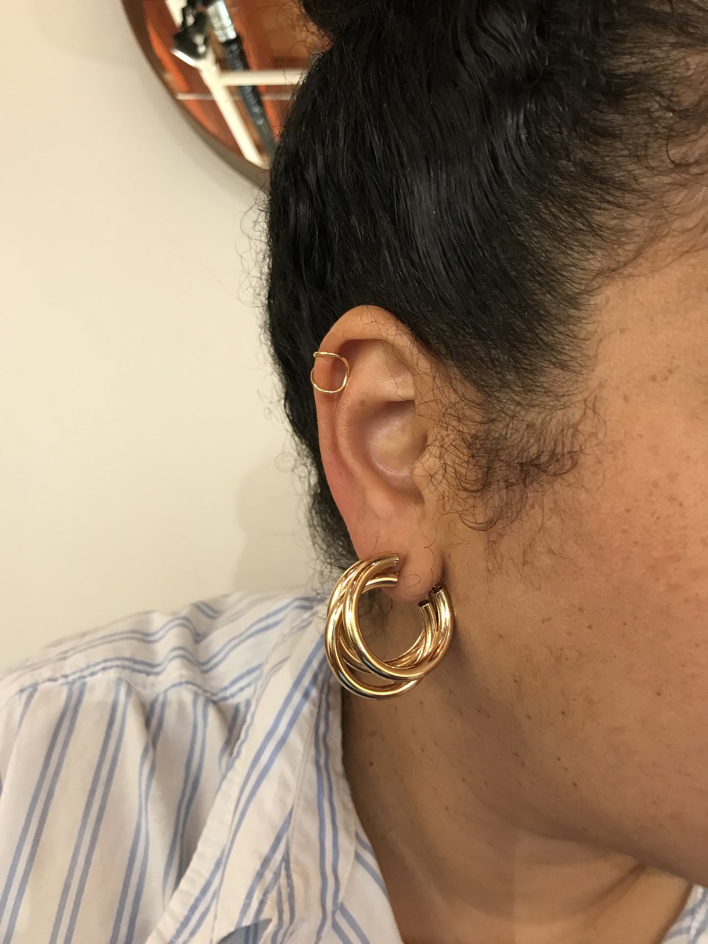 Dainty wire ear cuff