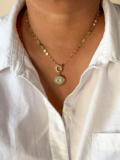 Stellar eye necklace