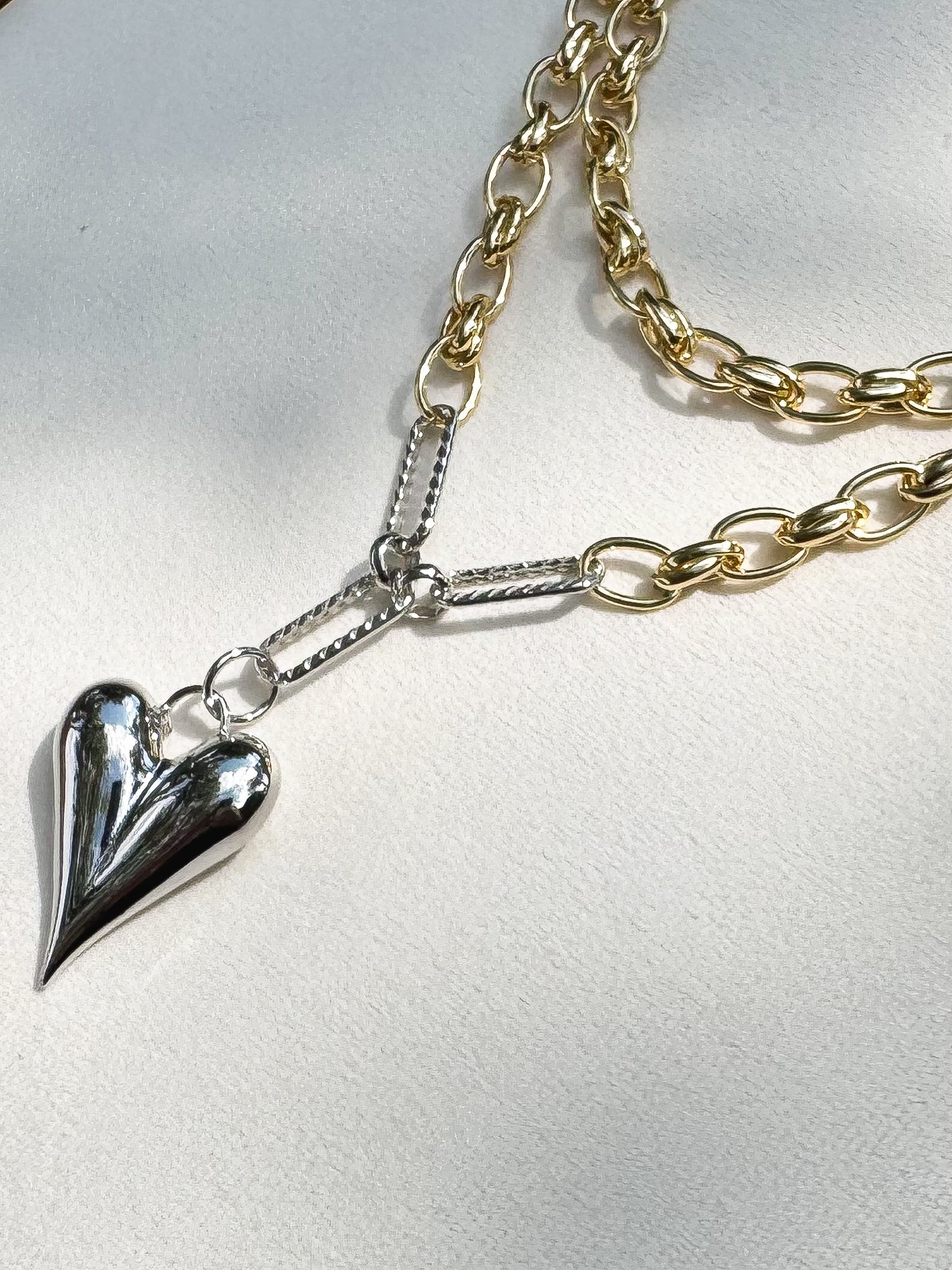 Gilded Flame Necklace