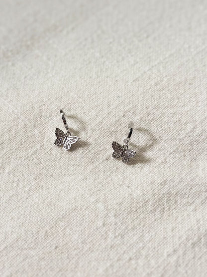 Silver Butterfly Huggies