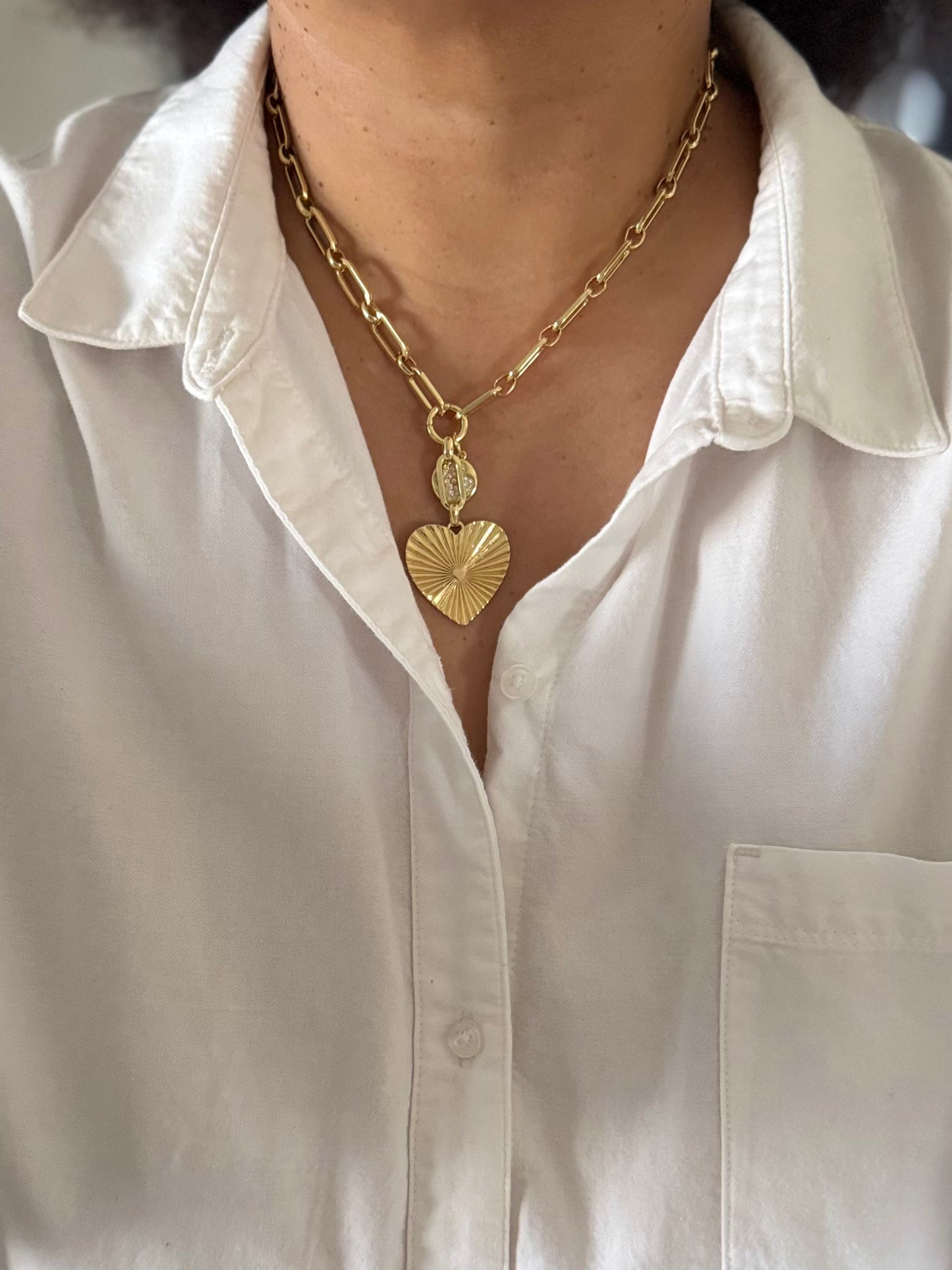Heirloom Heart Chain