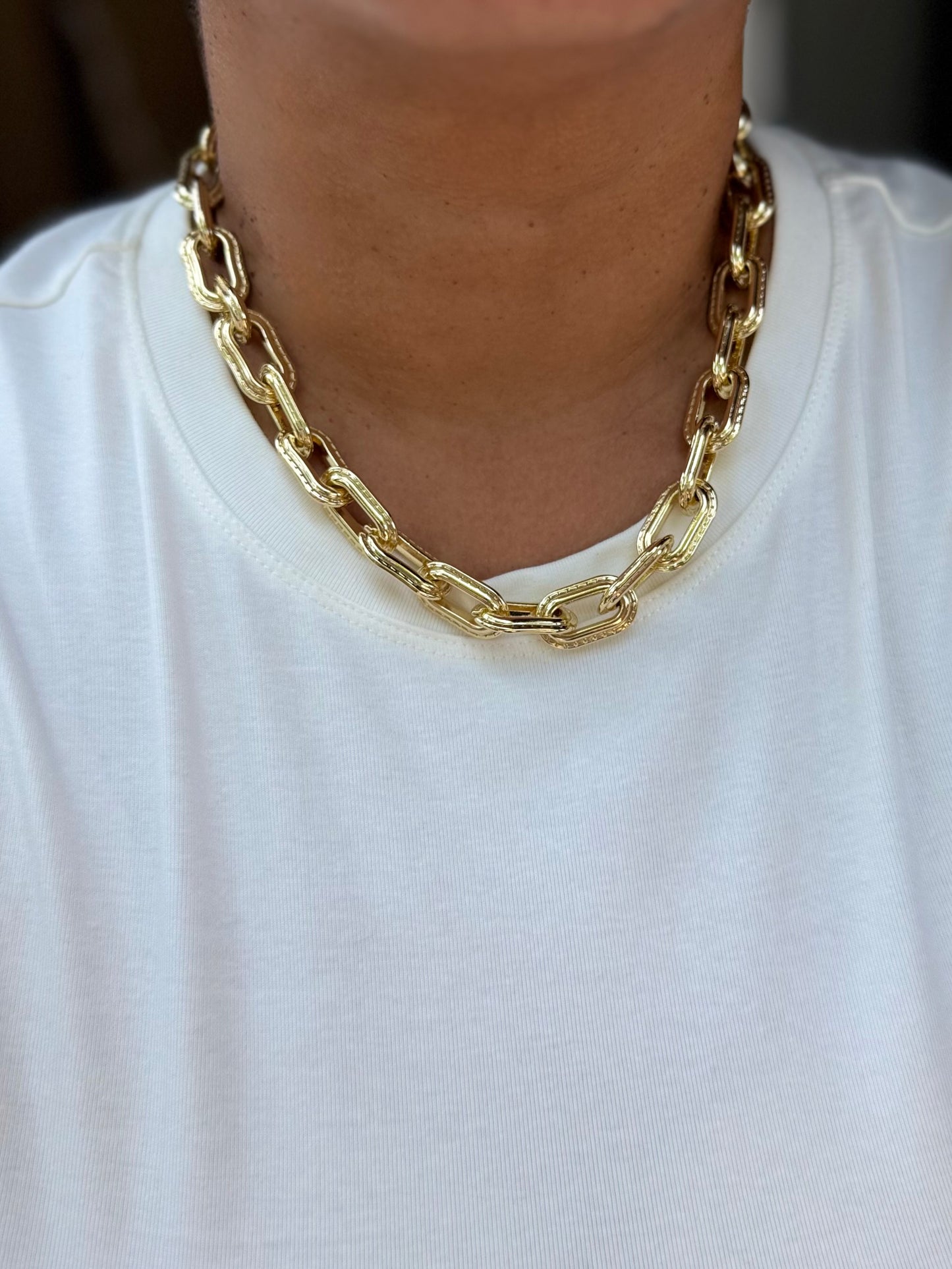 Jojo - chunky link necklace