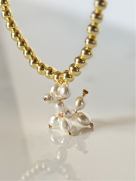 Pearl balloon dog
