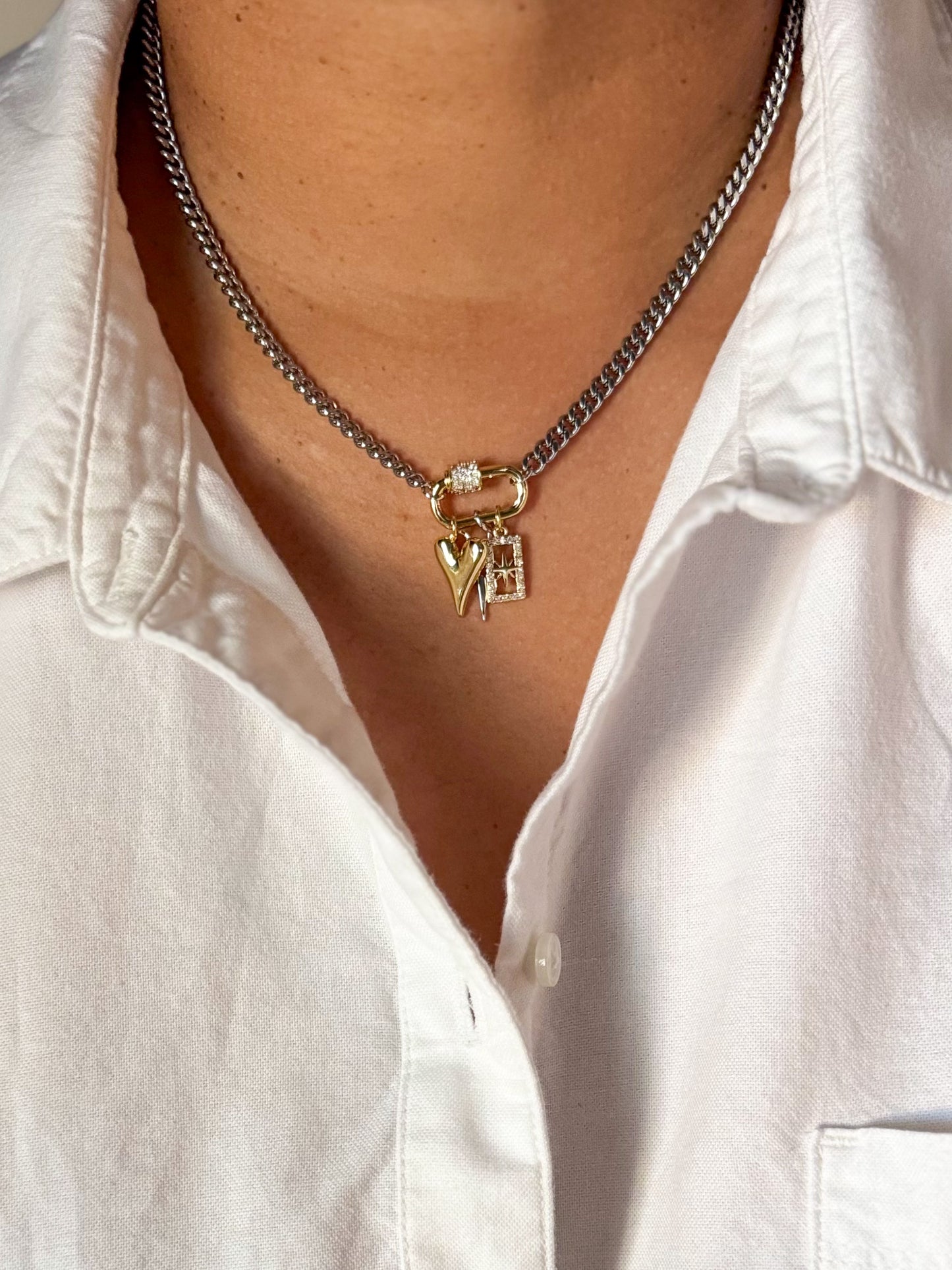 Desire mixed tone necklace