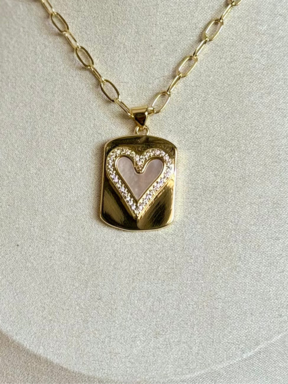 Heart dog tag