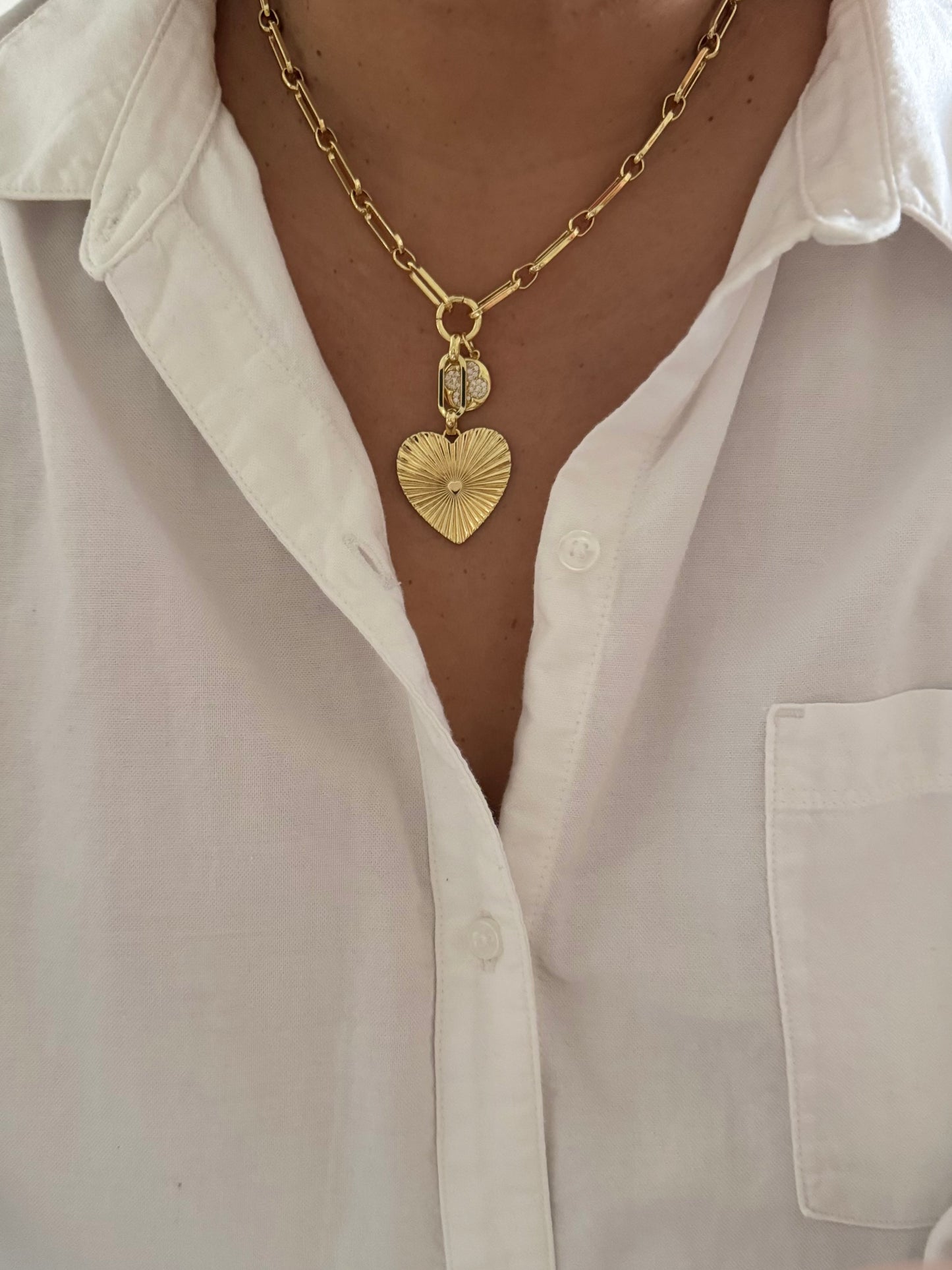 Heirloom Heart Chain