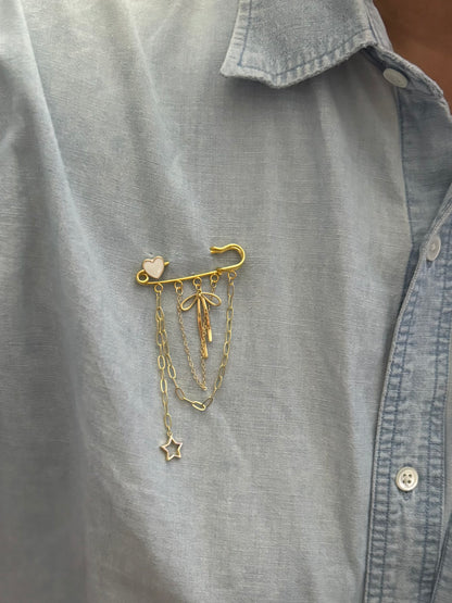 Starlight Bow Brooch