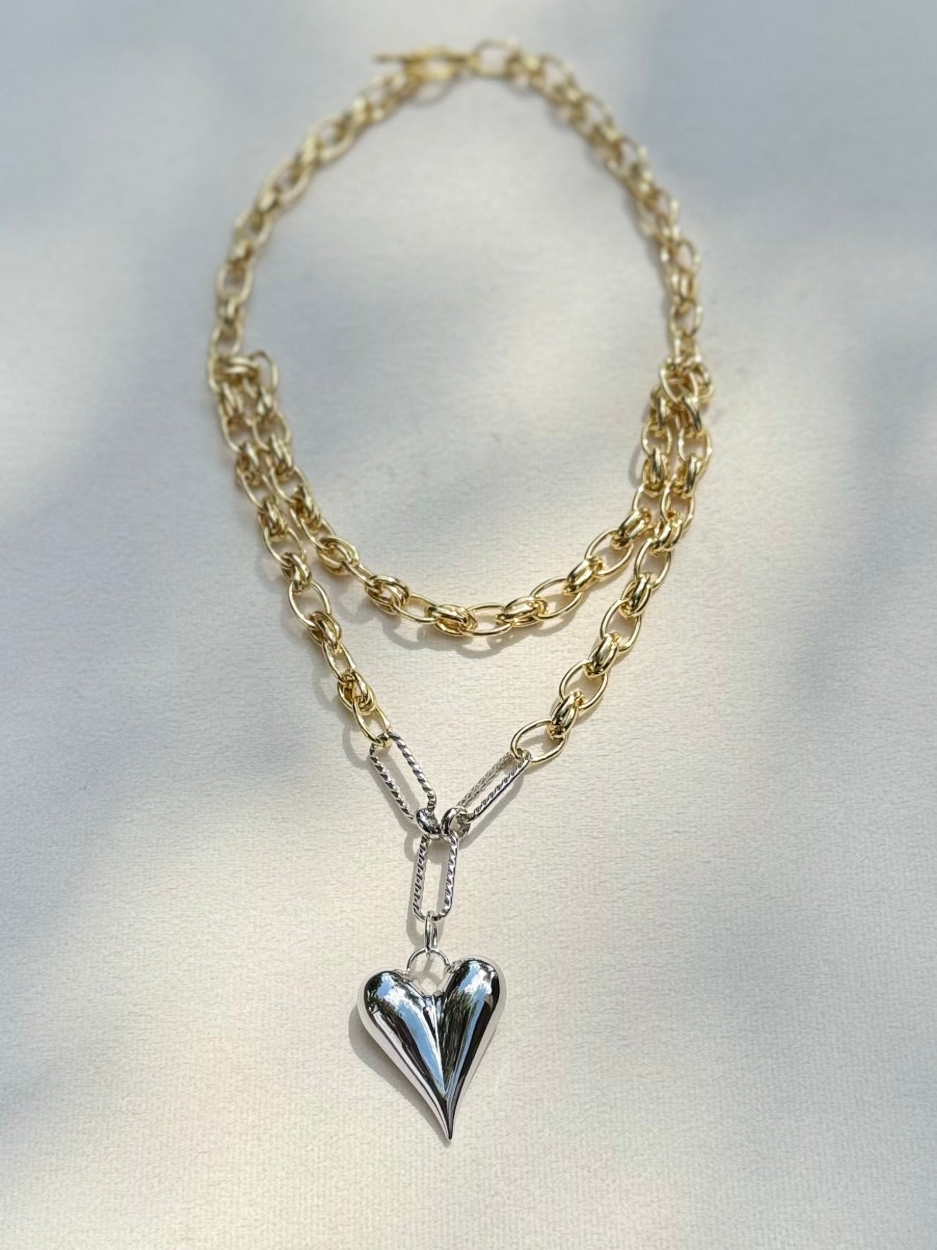 Gilded Flame Necklace