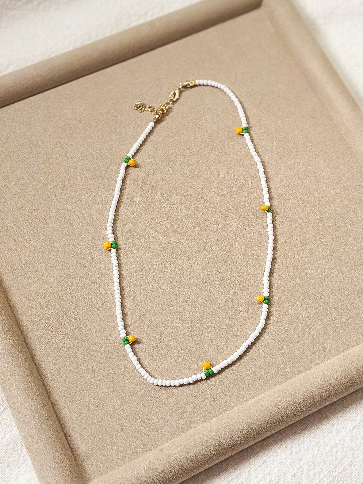 Lemon 🍋 beaded necklace