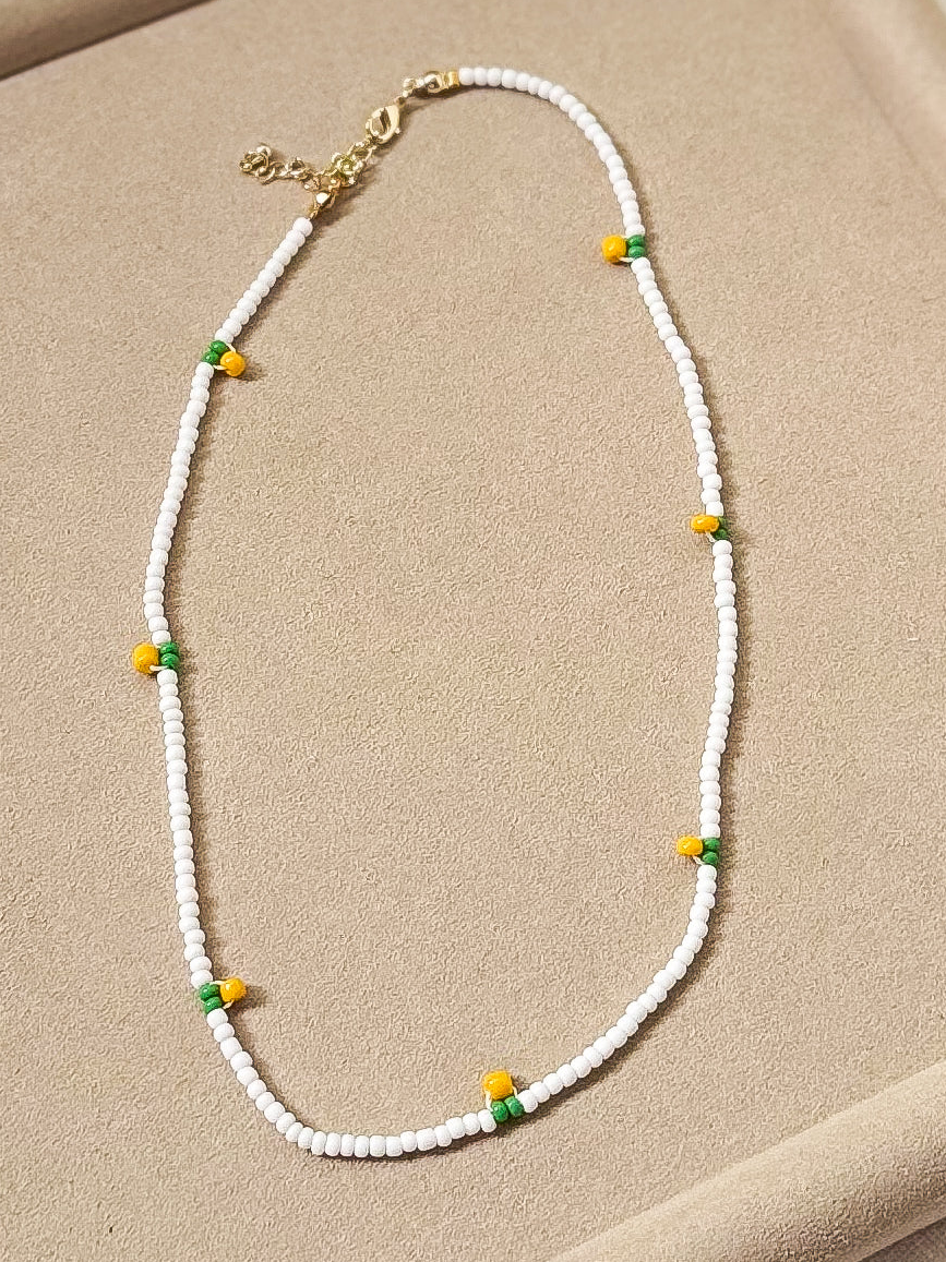 Lemon 🍋 beaded necklace