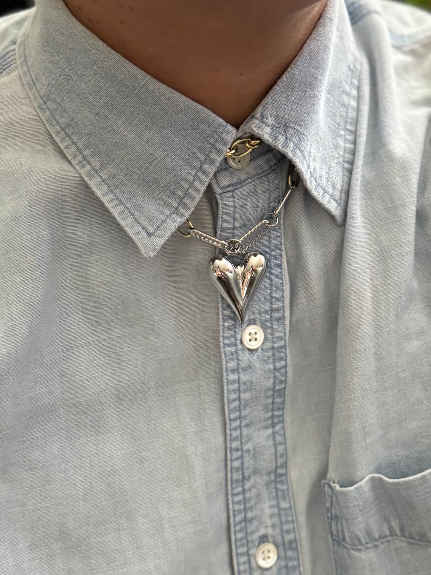 Gilded Flame Necklace