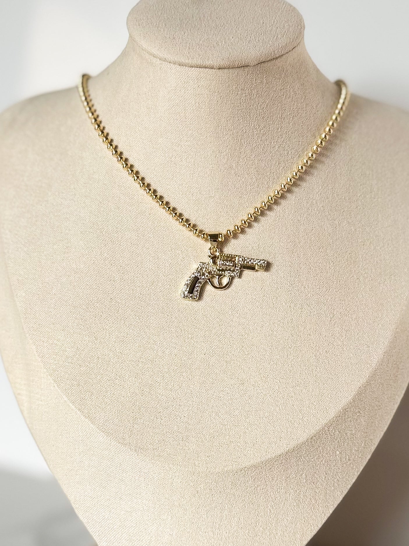 Locked & Loaded pendant necklace