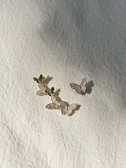 Butterfly ear climber set