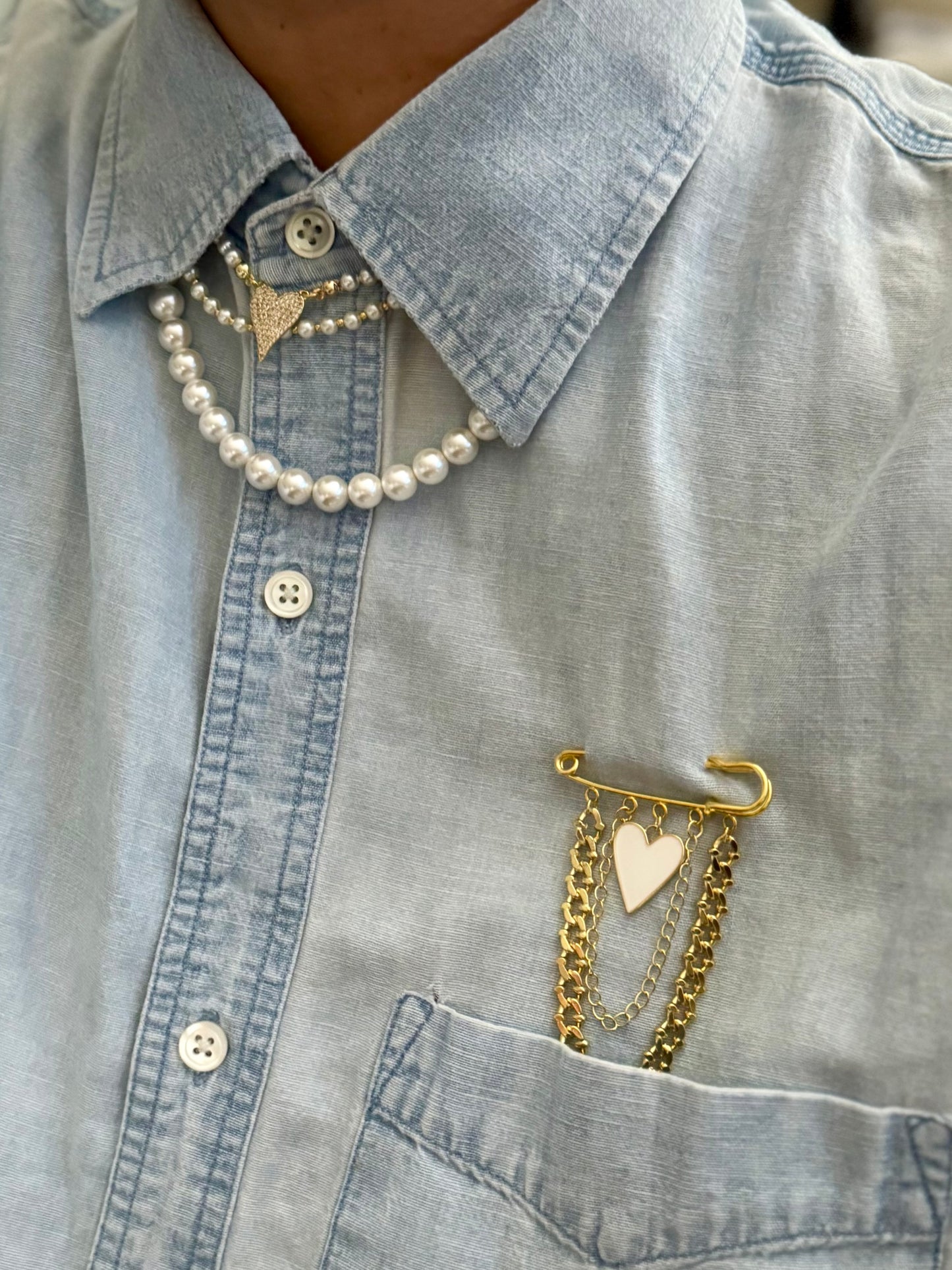 Enchanted Heart Brooch