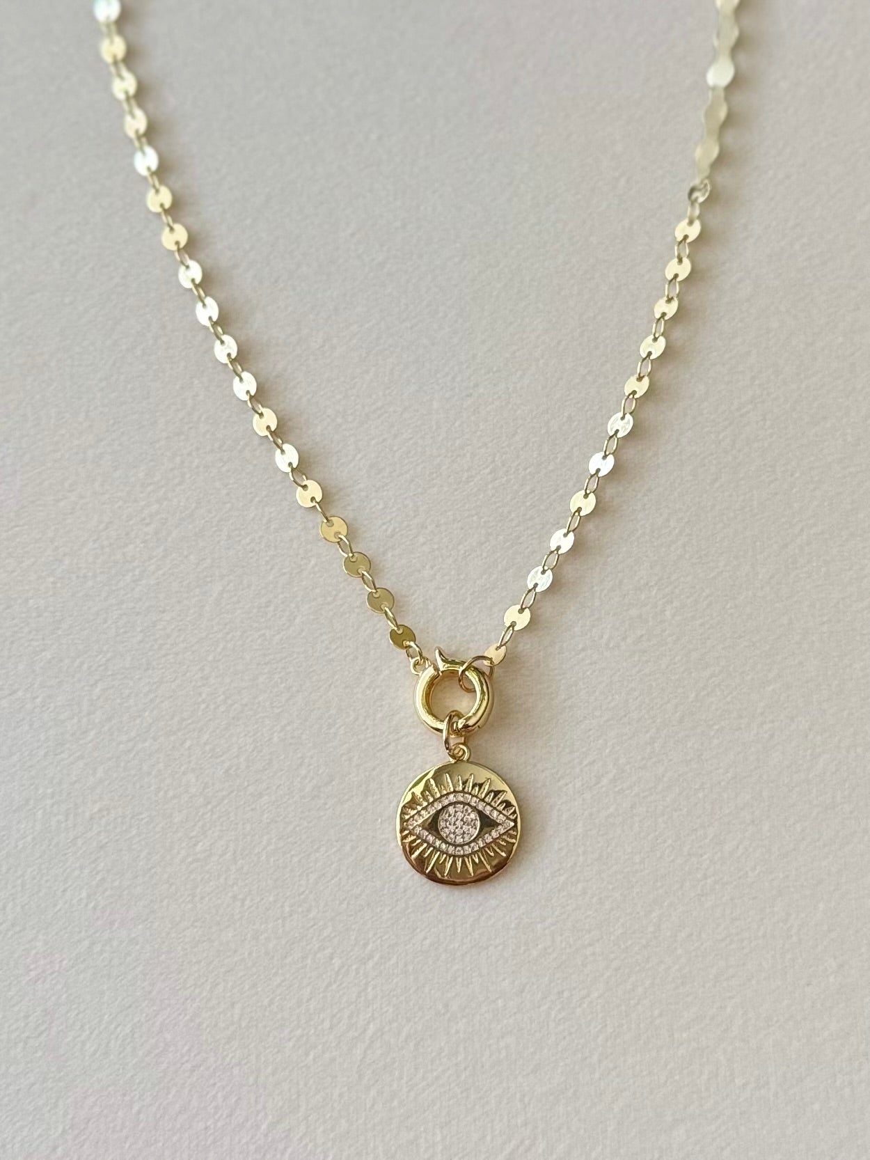 Stellar eye necklace
