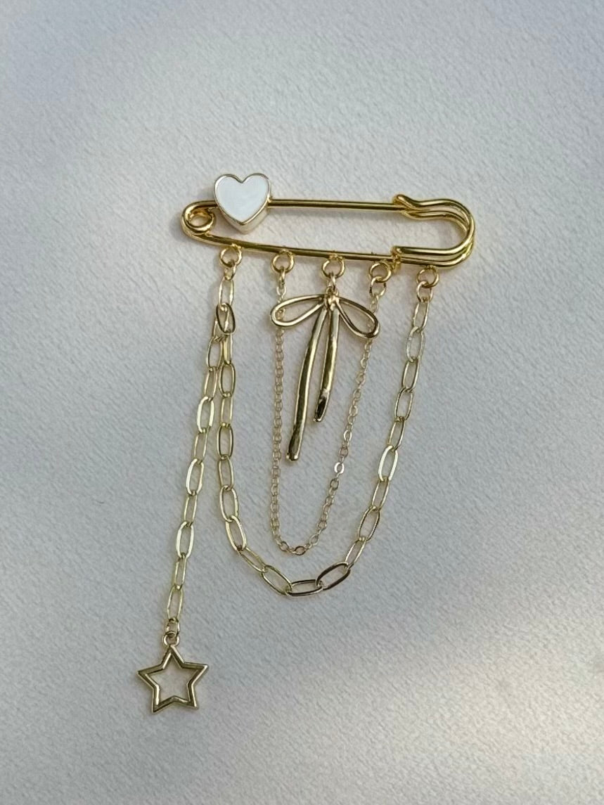 Starlight Bow Brooch