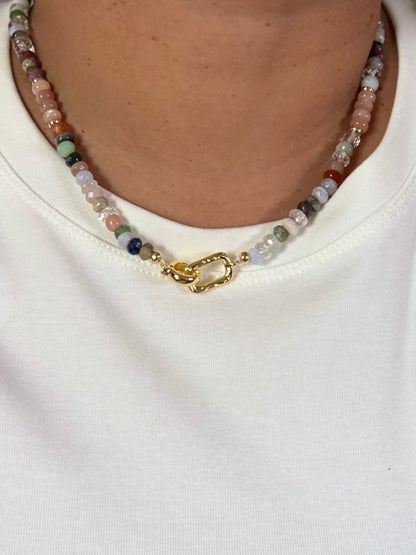 Mixed stone necklace
