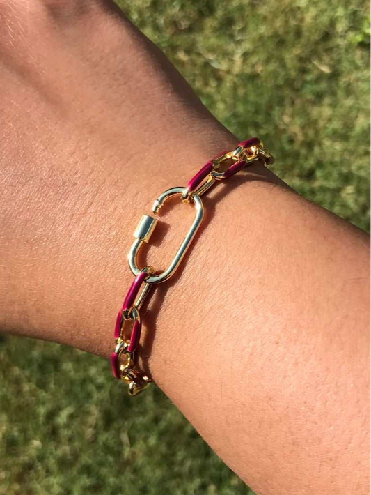 Fall link bracelet