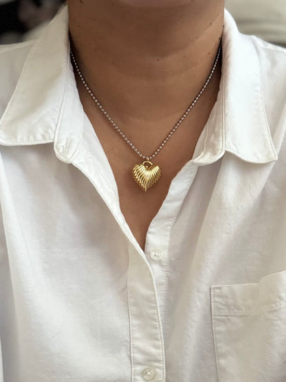 Heart of gold (two tone)