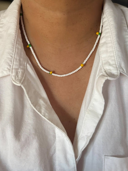 Lemon 🍋 beaded necklace