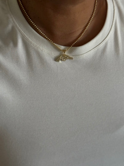 Locked & Loaded pendant necklace