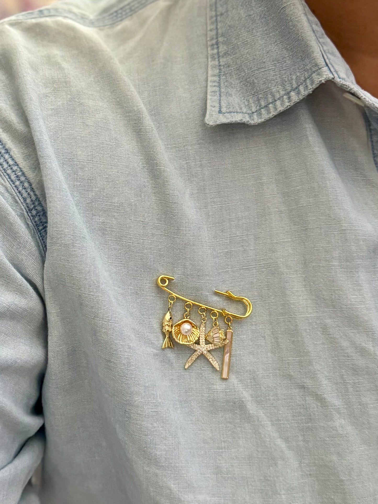 Ocean Treasure Brooch