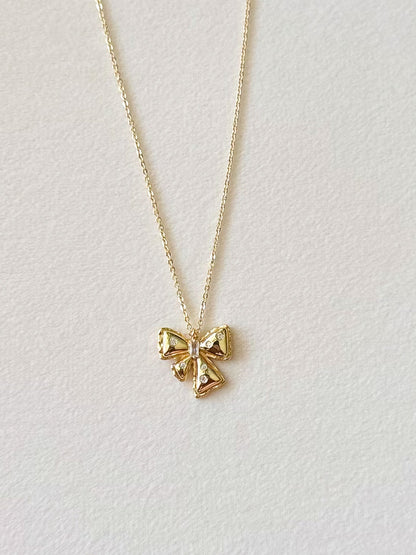 Crystal Bow necklace