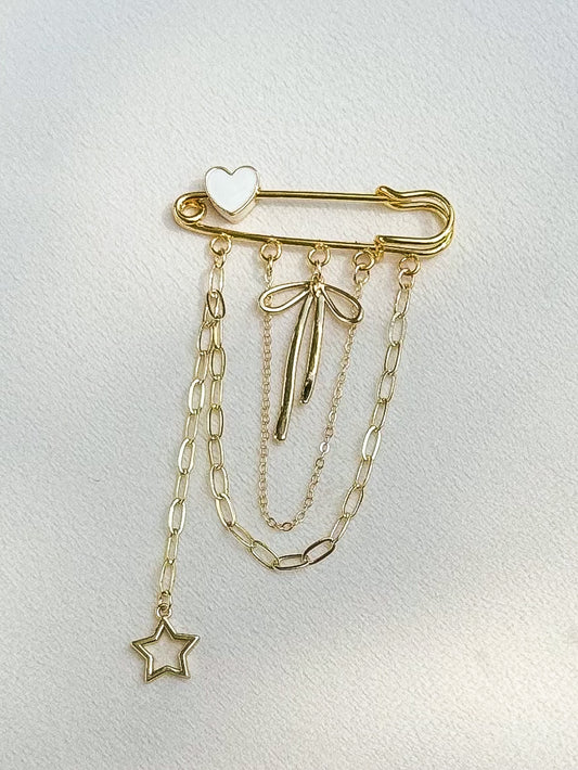 Starlight Bow Brooch