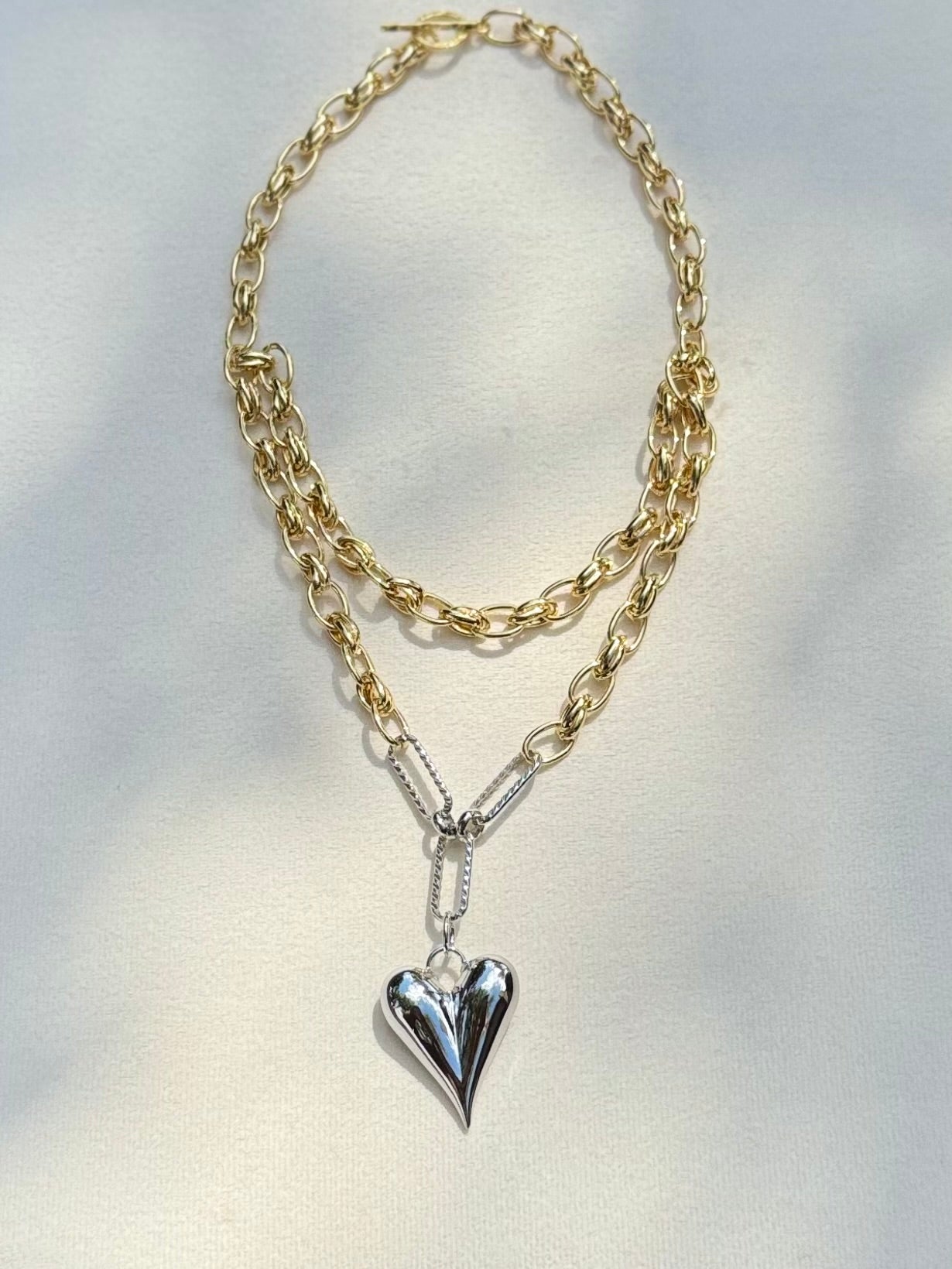 Gilded Flame Necklace