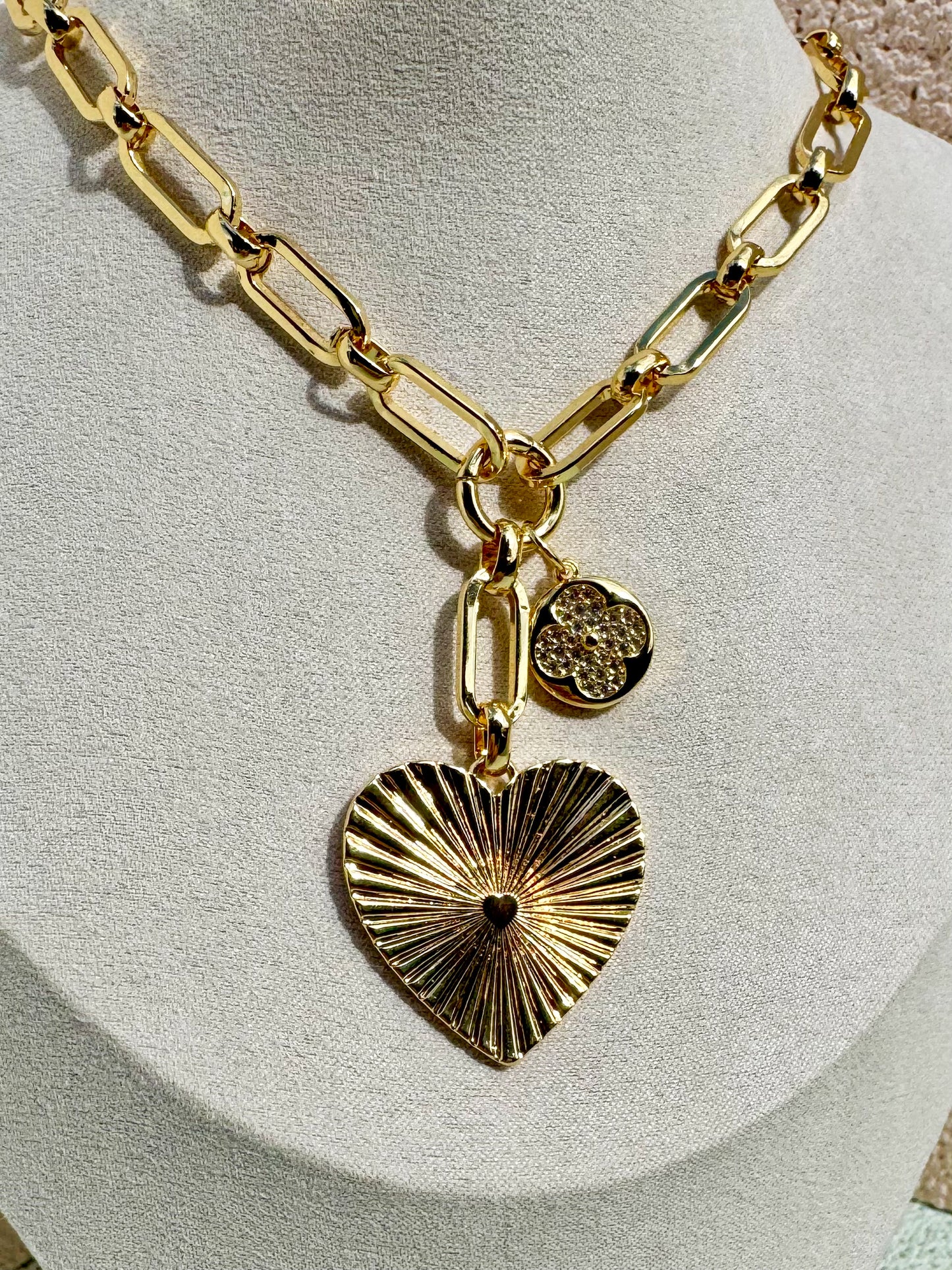 Heirloom Heart Chain