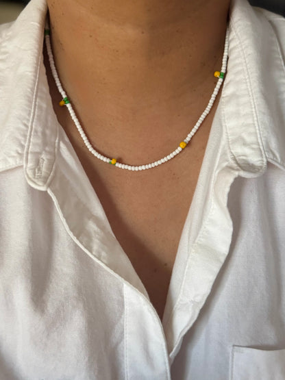 Lemon 🍋 beaded necklace