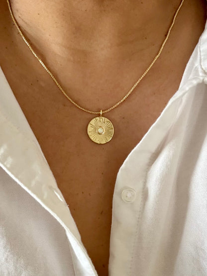 Radiant charm necklace