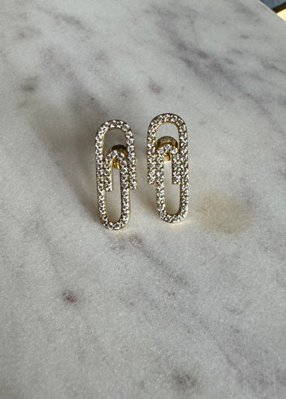 Paper clip studs