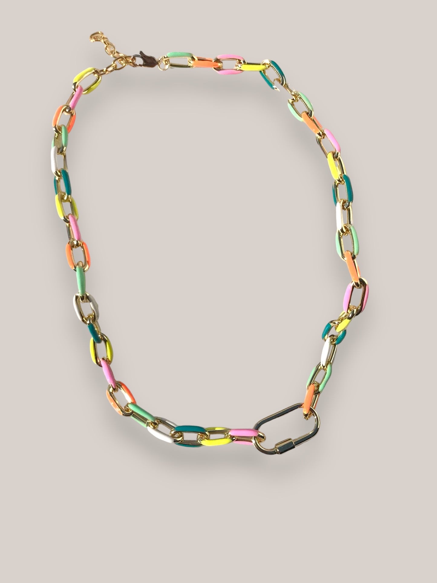 Summer link necklace