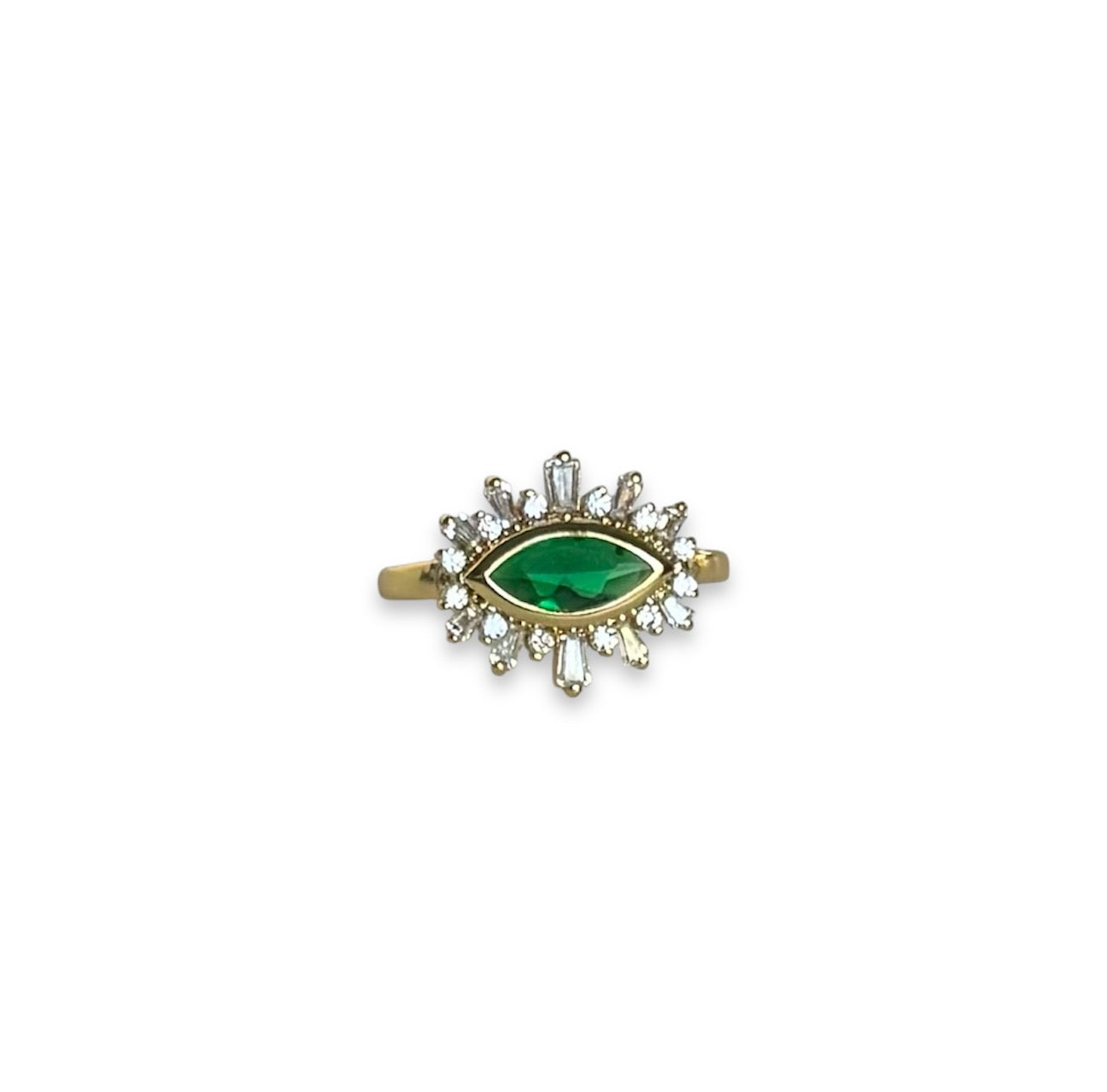 Green eye ring