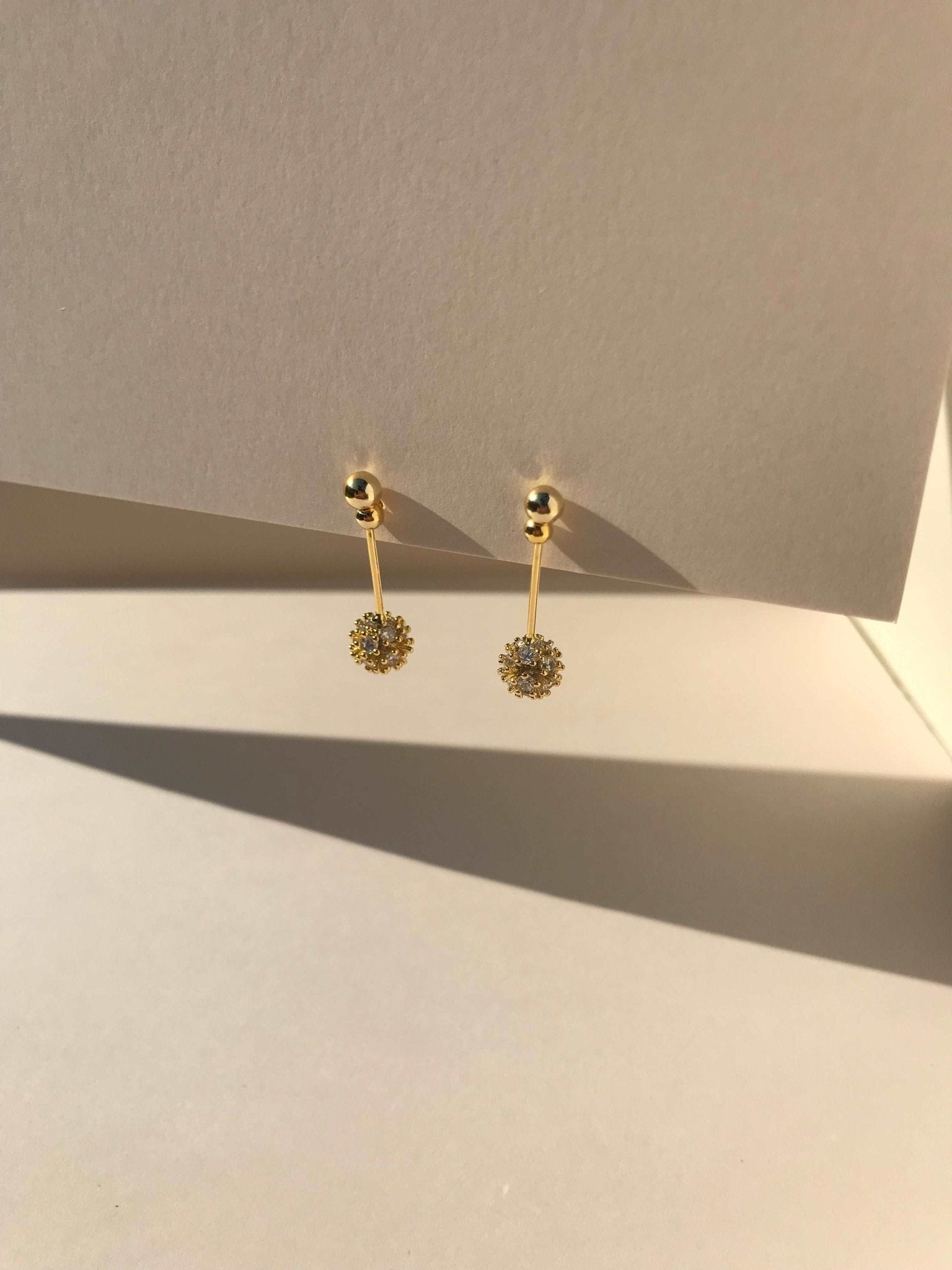 Burst Ball drop earrings - GOLDEN HOUR studio