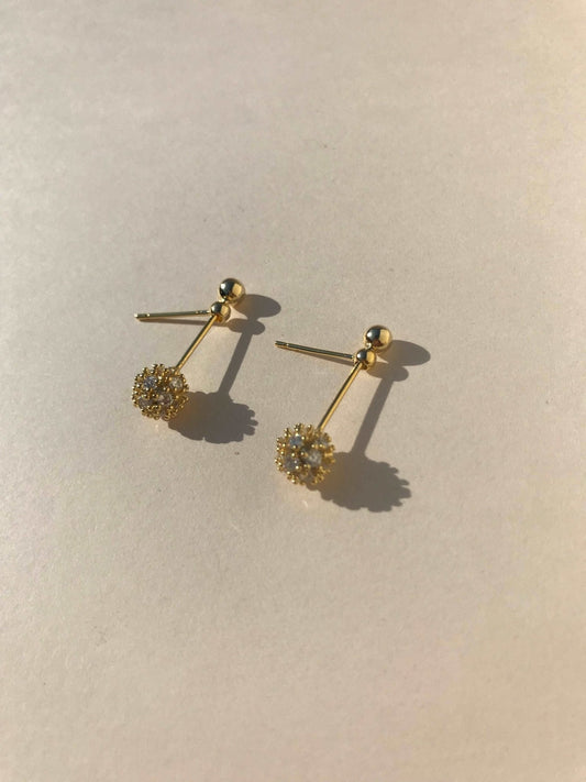 Burst Ball drop earrings - GOLDEN HOUR studio